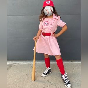 Kids league of their own costume, Rockford peaches costume